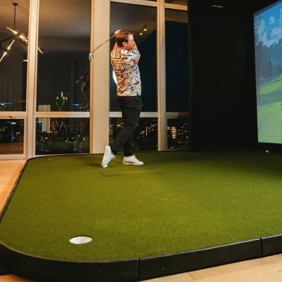 imgi 49 SIGPRO Golf Simulator Flooring golfer